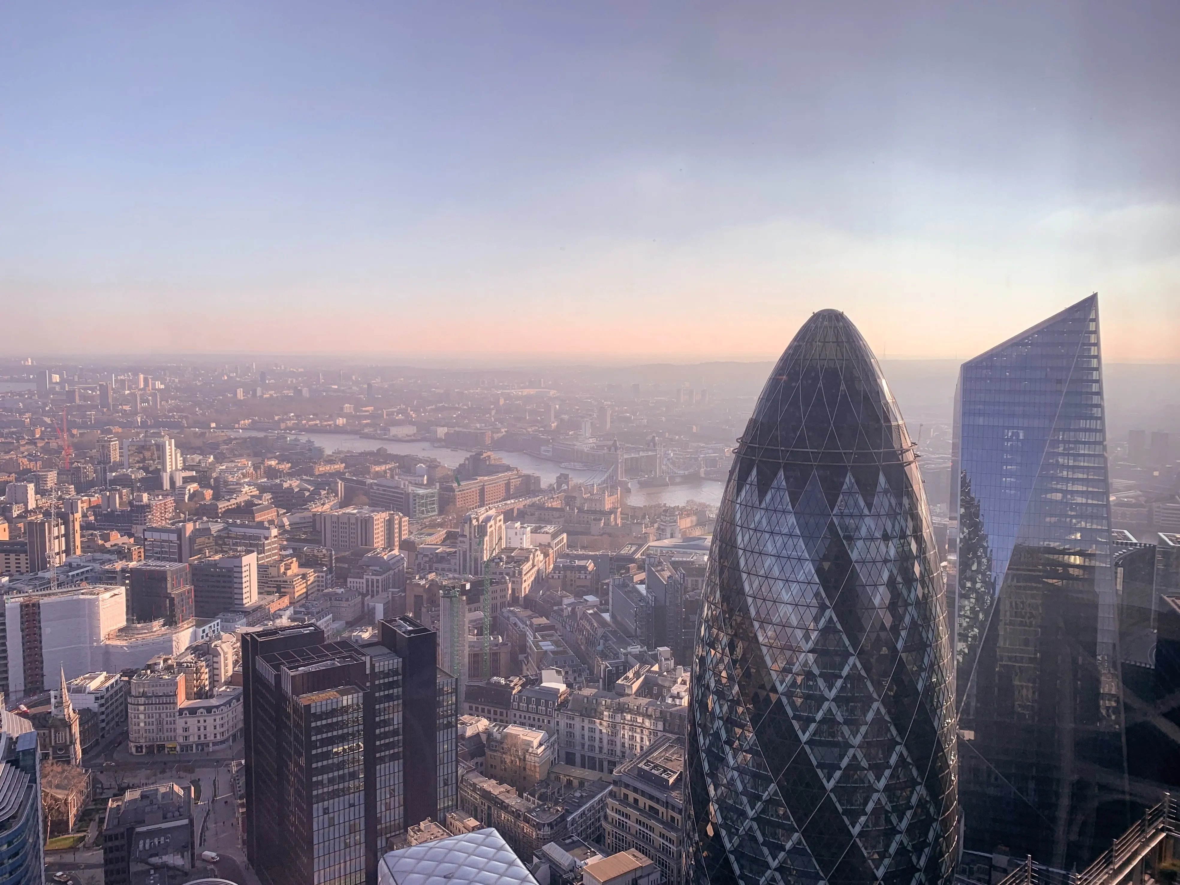 Die Skyline der Metropole London