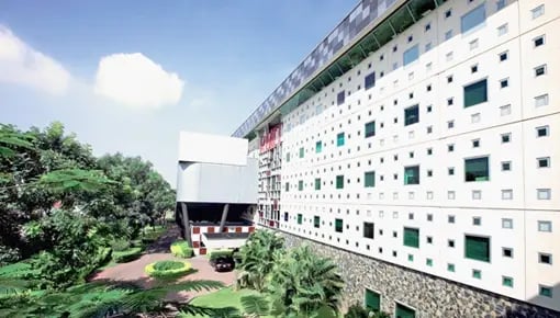 Das Universitätsgebäude der RMIT Vietnam in HoChiMinhCity